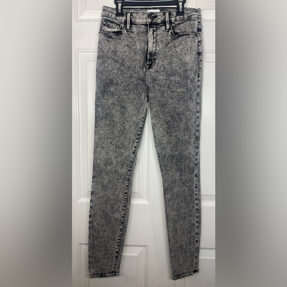 Frame x Mejuri Ali High Rise Skinny Jeans in Venom Size 28 - Picture 5 of 7